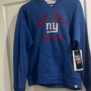 47 Brand Blue New York Giants Hoodie